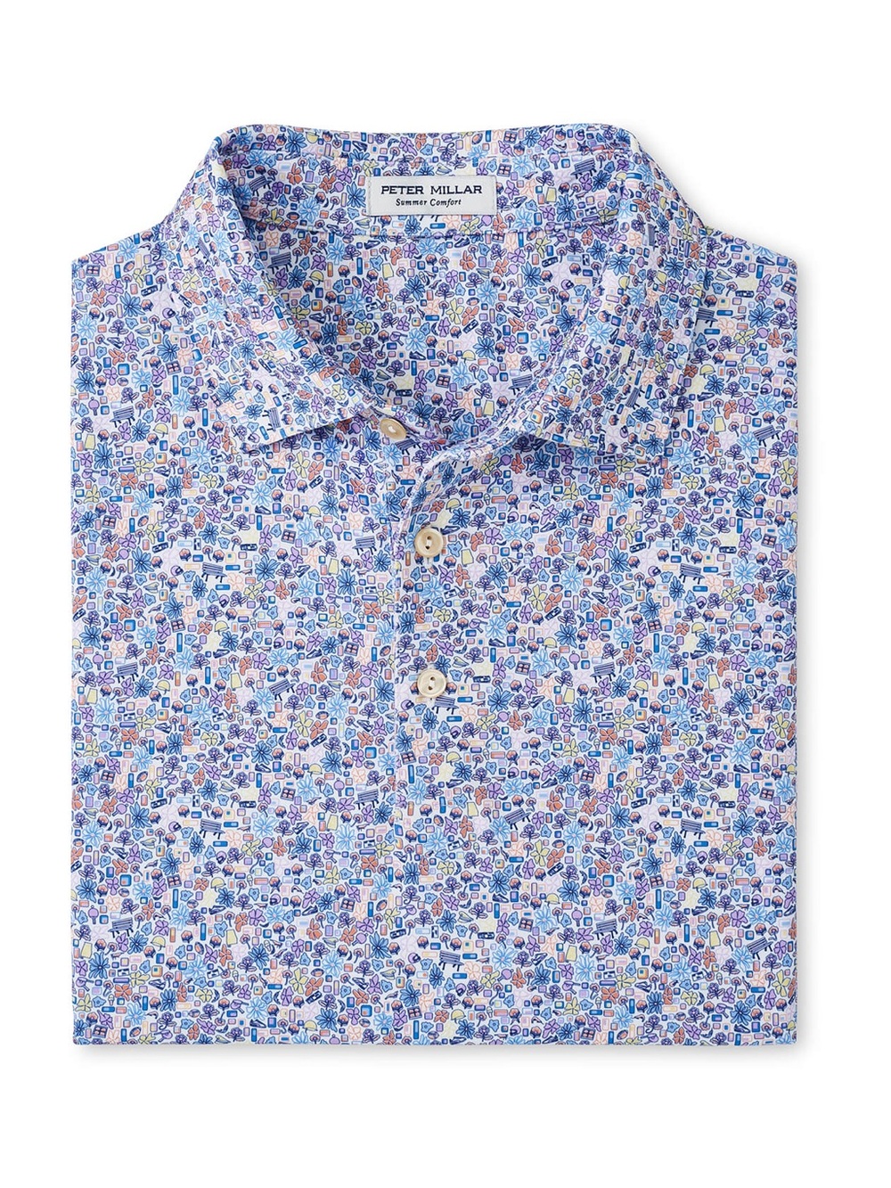 Peter Millar Groovy Performance Stretch Short Sleeve Polo